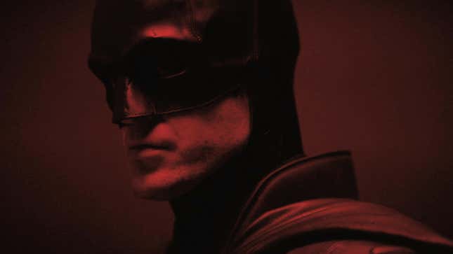 The first look at Robert Pattinson as Batman. 
