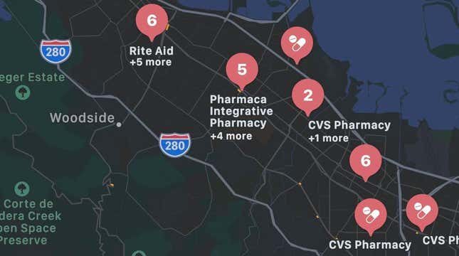 Image for article titled How to Find COVID Vaccination Sites in Apple Maps