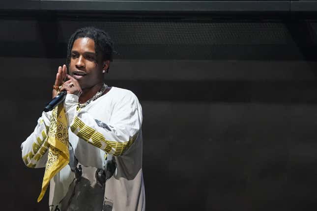 Image for article titled Fresh Outta Swedish Jail, A$AP Rocky Hits Up Kanye West&#39;s Sunday Service