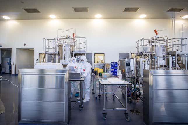 CSL, a lab in Australia will be manufacturing the AstraZeneca-Oxford vaccine beginning Monday