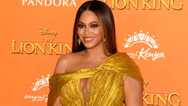 Beyonce Knowles-Carter attends the European Premiere of Disney’s “The Lion King” on July 14, 2019 in London, England.