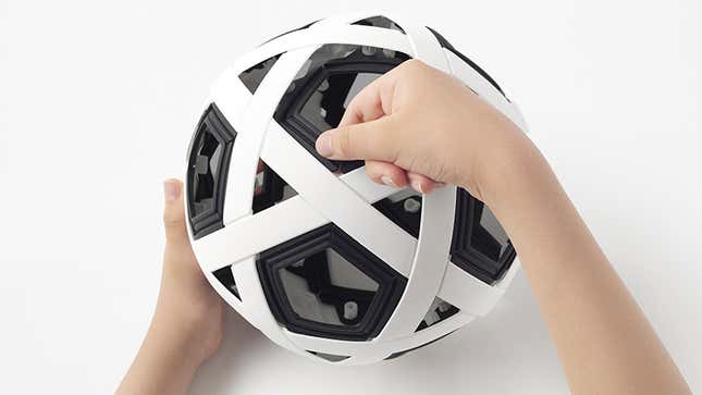 Image for article titled Nendo Has Made a Soccer Ball You Never Need to Inflate