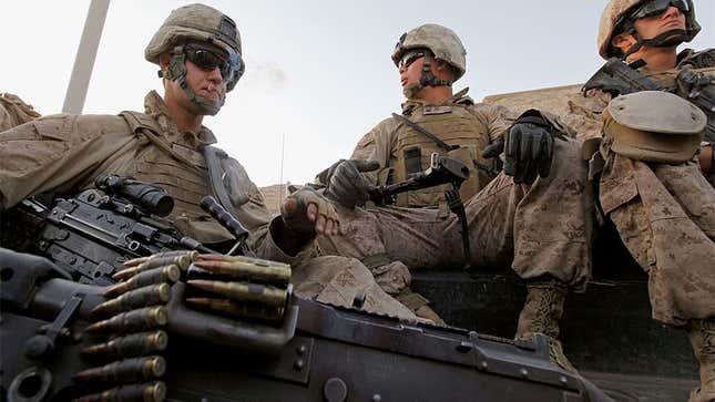 Under-equipped troops currently engaged in the Syrian War, which the Army says it had been meaning to reveal to the American public earlier.