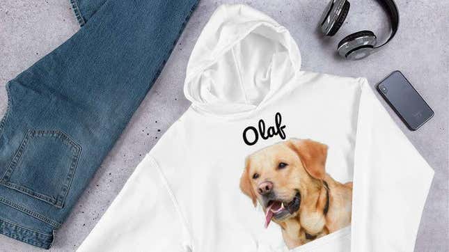 Custom Dog Hooded Sweatshirt | $22 | Etsy