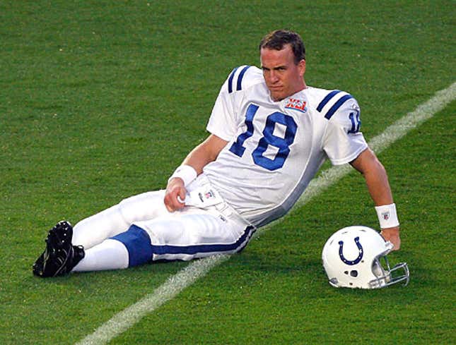 Image for article titled Peyton Manning Shows Up Five Months Early For Training Camp