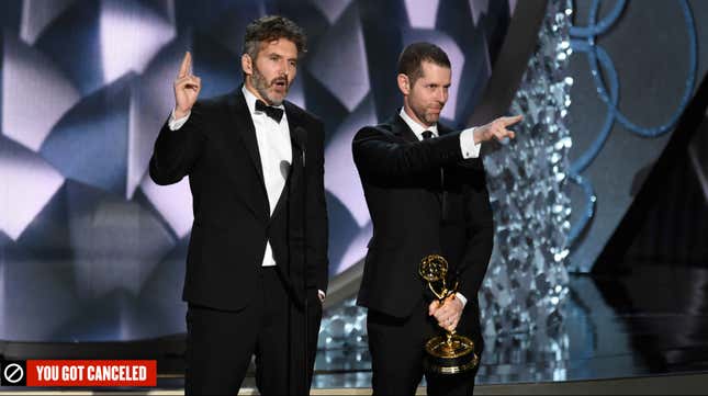 Image for article titled Goodbye to David Benioff and D. B. Weiss, Two Men You Can&#39;t Tell Apart