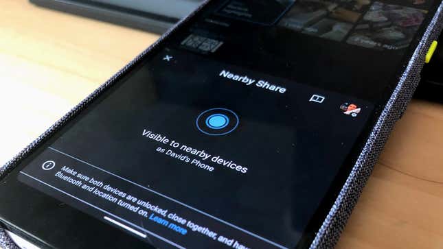 Image for article titled How to Keep Android&#39;s &#39;Nearby Share&#39; From Using Your Mobile Data