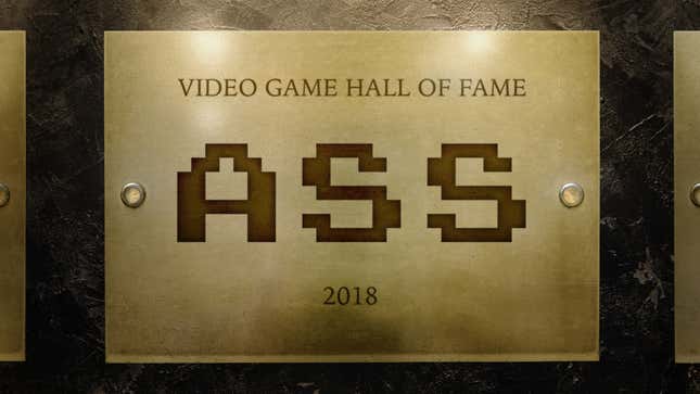 Image for article titled ‘ASS’ Finally Inducted Into Video Game Hall Of Fame