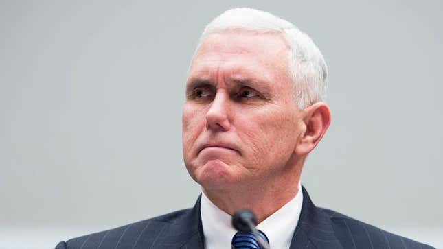 Image for article titled Mike Pence Disappointed In The 200,000 Husbands And Fathers Who Permitted Women To Attend March