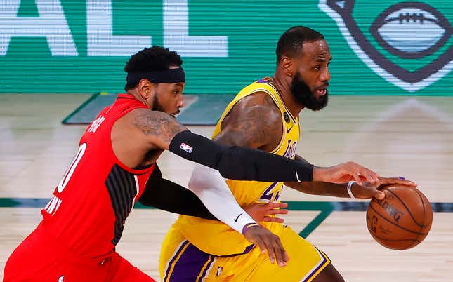 LeBron and Lakers pulled even last night, but still need to be wary of Blazers creeping back up on them.