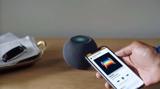 Image for article titled The HomePod Mini Is Here and Hey, It's Real Small and Round!