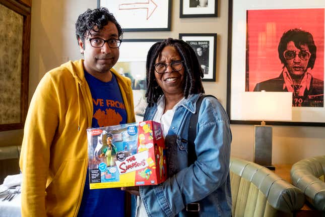 Hari Kondabolu (left), Whoopi Goldberg (Photo: David S. Hollway/truTV)