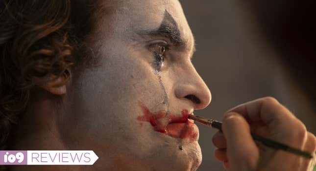 A tear and a smile, a perfect image for Todd Phillips’ Joker.