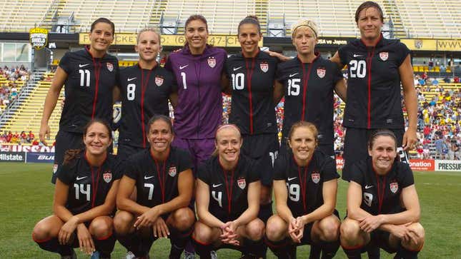 Image for article titled Members Of U.S. Women’s Soccer Team Love Each Other Like Sisters And All That Shit
