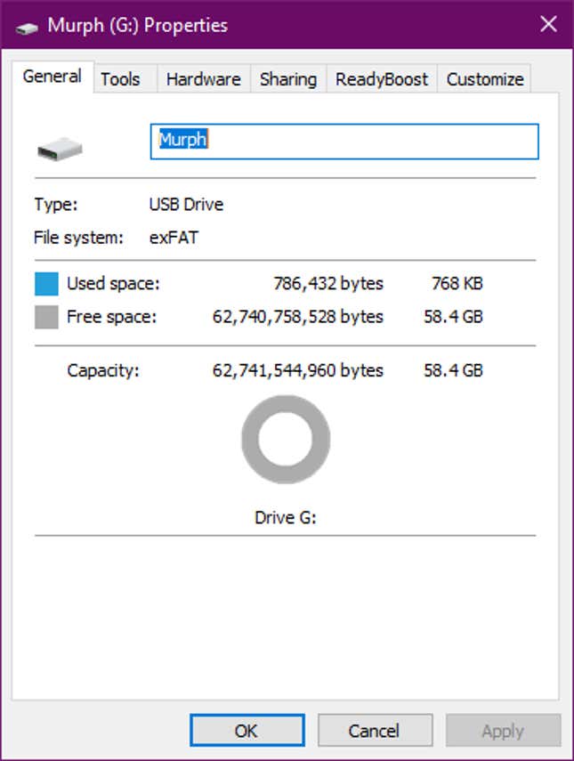 Does 64GB Flash Drive Show 32GB Free?