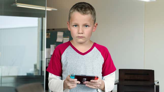 Image for article titled Child Promised He Can Go Right Back To Video Game After Giving Dying Grandfather One Last Hug