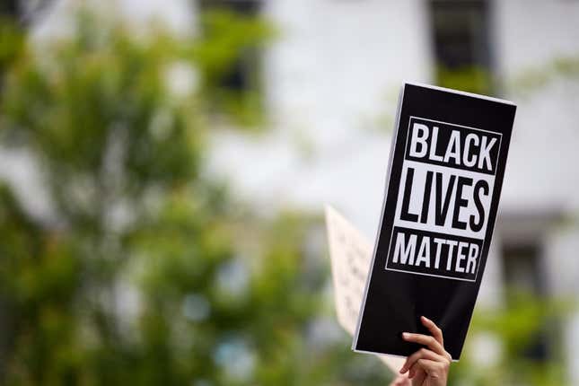 Image for article titled Domestic Violence Organization Says All It Took Was a Black Lives Matter Sign for Police in Wisconsin to Cut Ties