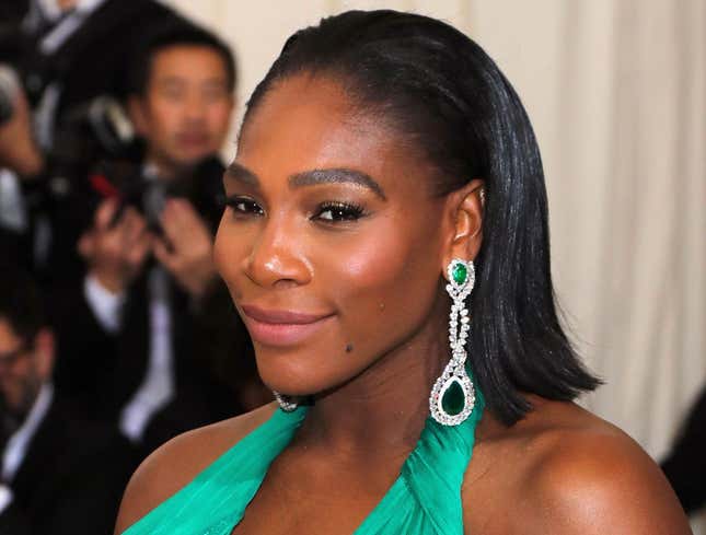 Image for article titled Pregnant Serena Williams Excited To Feel Her Baby Grunt