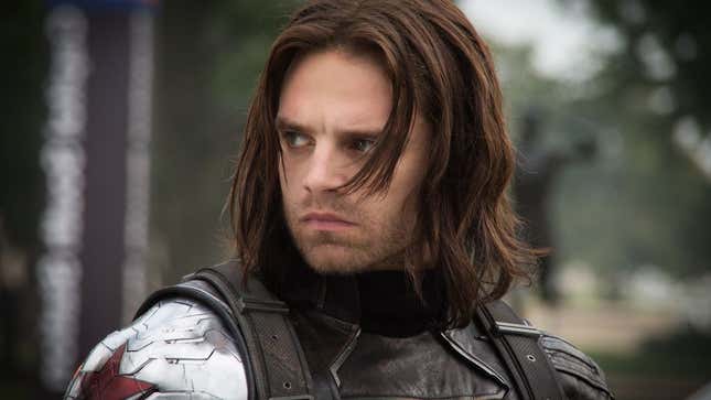 Sebastian Stan as Bucky. 