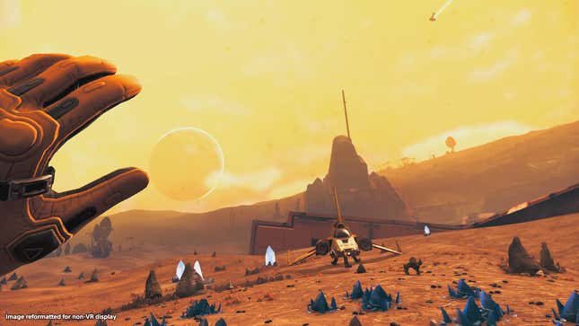 Image for article titled I Played No Man's Sky VR And Almost Punched Sean Murray In The Face