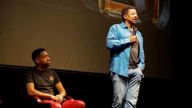 (L-R): Anthony Rose and Robert Townsend at Gentleman Jack Real to Reel in Los Angeles.