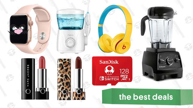 Image for article titled Friday&#39;s Best Deals: Apple Watch SE, iTeknic Water Flosser, Beats Solo 3 Headphones, AirPods Pro, Switch 128GB microSD, Vitamix Pro Blender, and More