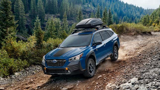 Image for article titled The Subaru Outback Wilderness Has A 700 Pound-Rated Roof Rack And Better Breakover Than A Jeep Wrangler