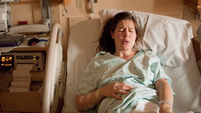 Image for article titled Woman Already Off To Bad Start As Mother After Requesting Epidural