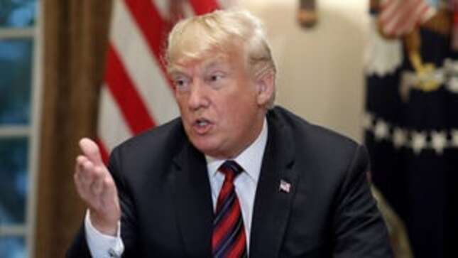 Image for article titled Trump Slams Worldwide Jewish Conspiracy For Not Doing More To Prevent Synagogue Shooting