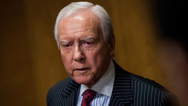 Image for article titled Sen. Hatch Says Trump Allegations Not Serious Enough That Scales Should Fall From Eyes Revealing What Madness We Have Begotten