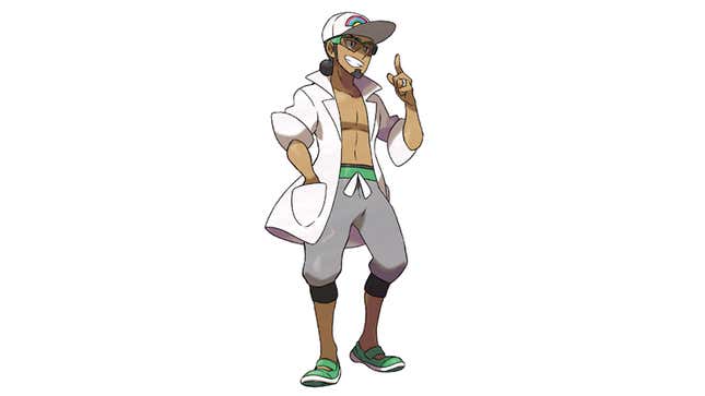 Image for article titled People Are Thirsty For Pokémon Sun and Moon's Hot New Professor