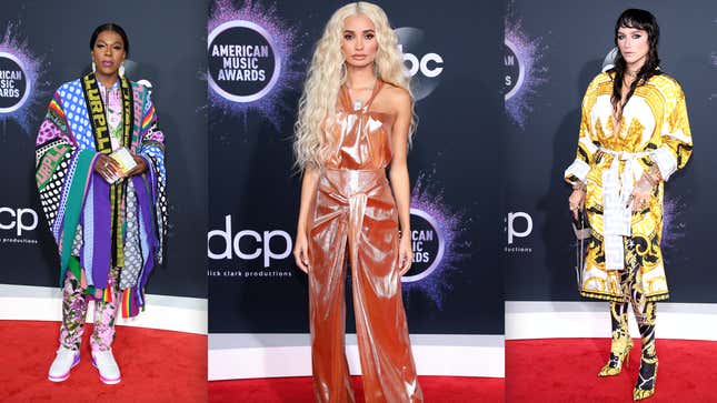 Image for article titled Fashion Cowboys and the Atrociously Arty Dominated the 2019 American Music Awards Red Carpet