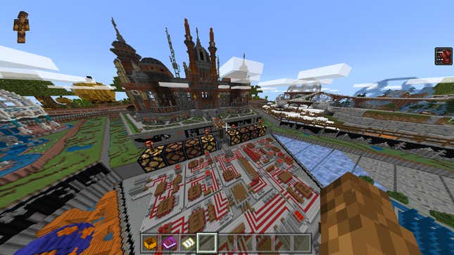 Image for article titled Minecraft's New 10th-Anniversary Map Is Awesome And Hides A Few Secrets