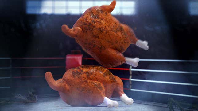 Image for article titled It&#39;s the store-bought rotisserie chicken smackdown!