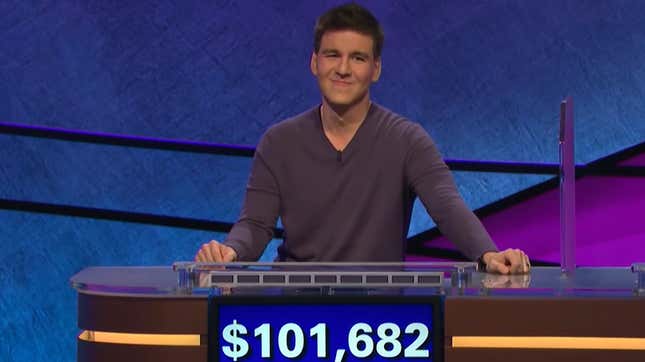 Image for article titled How James Holzhauer&#39;s gambler instincts factor into his Jeopardy! success