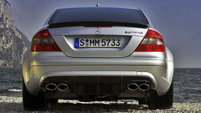Mercedes CLK 63 AMG Black Series. Image altered by the author