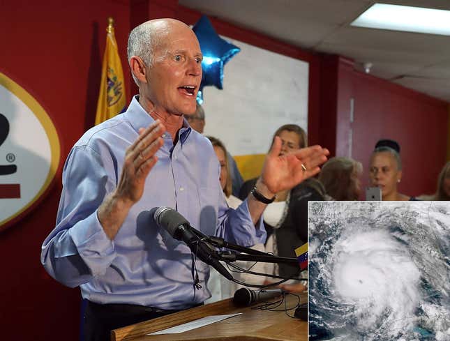 Image for article titled Rick Scott Orders Hurricane Michael To Evacuate From Florida