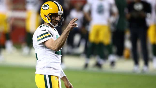 The league keeps getting weirder, but Aaron Rodgers remains the same. At least against the Bears.