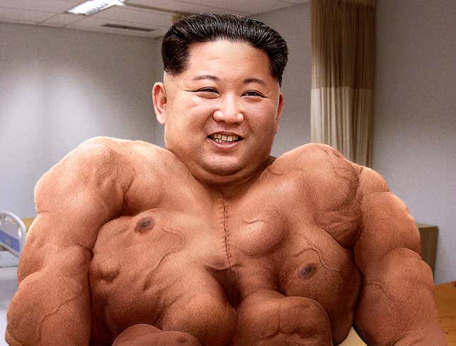 Image for article titled North Korean Media Report Kim Jong-Un In Best Health Of Life After Receiving Hundreds Of Heart Transplants