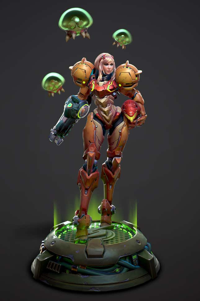 Image for article titled A Slightly Different Take On Metroid's Samus Aran