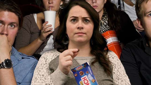 Image for article titled Consumption Of Buncha Crunch Reverently Paused During Unsettling Scenes Of ‘American Sniper’