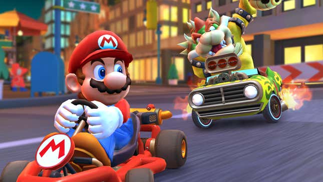 Imagen para el artículo titulado Mario Kart para smartphones ya está aquí, pero tendrás que pagar para jugar su modo más rápido
