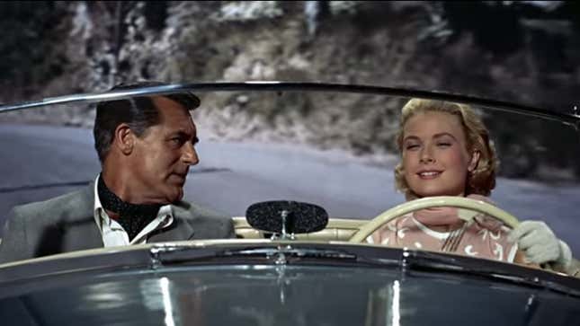Cary Grant and Grace Kelly