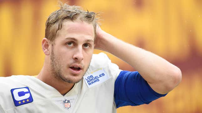 Image for article titled Jared Goff, Rams Come To Terms On 2-Year Contract Reduction