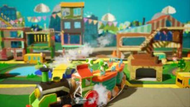 Image for article titled The Best Part Of Yoshi's Crafted World Is The Scenery