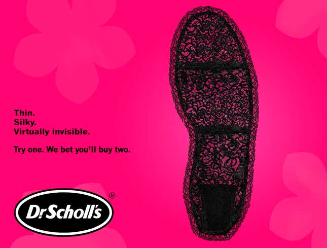 Image for article titled Dr. Scholl’s Introduces Line Of Sexy Lace Insoles