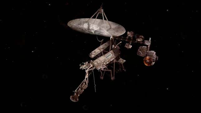 Image for article titled Voyager Probe Badly Damaged After Smashing Into End Of Universe