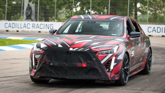Cadillac offers a sneak peek at the future of Cadillac’s V-Series as two prototypes take a lap around the Chevrolet Detroit Grand Prix presented by Lear track Saturday, June 1, 2019 on Belle Isle in Detroit, Michigan.