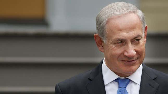 Image for article titled Netanyahu Feeling Like Trip To US To Start World War III Went Pretty Well