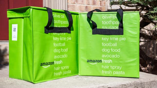 Image for article titled If You Want Grocery Delivery, Get on the Amazon Fresh and Whole Foods Waiting Lists Now